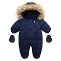 Baby Girls Winter Snowsuits Toddler Jackets For Boy Infant Jumpsuit