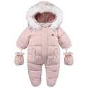 Baby Girls Winter Snowsuits Toddler Jackets For Boy Infant Jumpsuit