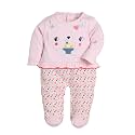 BABY GO 0-3M/3-6M Full Sleeve 100% Soft Cotton Romper/jumpsuit/Sleepsuit/Nightsuit/Infant Wear/Clothes for New Born Baby Girls