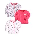 BABY GO Baby-Girl's Cotton Solid Regular Fit T-Shirt (Gobs20-2514-0/3M- Fushia - Pink