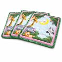 Baby Godadi Pack of 3 for Newborn Baby | Cotton Baby Mattress &amp; Baby Bed for 0 to 2 Years | Soft Washable Godari Bedding Set (Jungle Theme)