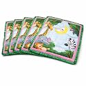 Baby Godadi Pack of 4 for Newborn Baby | Cotton Baby Mattress & Baby Bed for 0 to 2 Years | Soft Washable Godari Bedding Set (Jungle Theme)