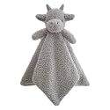 Baby Gray Dragon Soft Stuffed Animal Security Blanket, Plush Dinosaur Character Lovey Blanket, Baby Shower/Nursery Gift, Newborn Infant Toddler Snuggle Blankie for Boys Girls, 14 Inches