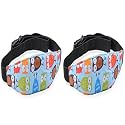 Baby Head Support for Car Seat, 2PCS Baby Car seat Head Support, Straps Pillow Support Ban, Head Band Strap Headrest, Seat Head Support Belt for Toddler Infants Child Kids
