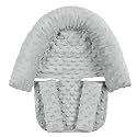 Baby Head Pad and Strap Covers, Infant Car Seat Insert Cushion, Ultra Soft Head and Neck Cushion for Car Seat, Baby Car Seat Cushion (Gray)