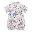 Baby Japanese Kimono Robe Cotton Infant Comfy Loose Romper