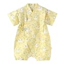 Baby Japanese Kimono Robe Cotton Infant Comfy Loose Romper