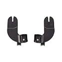 Baby Jogger Car Seat Adapter for City Select Stroller + City Select LUX Stroller, Black - Compatible with Graco and Baby Jogger Car Seats