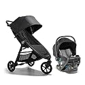 Baby Jogger® City Mini GT2 All-Terrain Travel System, Car Seat Stroller Combo with City GO 2 Infant Car Seat, One Hand Fold Baby Stroller, Opulent Black