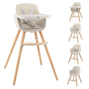 BABY JOY Convertible Baby High Chair 3