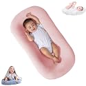 Baby Lounger, Infant Lounger, Baby Lounger for Newborn, Soft Breathable Newborn Lounger for Play &amp; Activity (Pink, 29.5x19.3in)