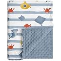 Fleece Baby Blankets for Girls &amp; Boys, Infant Toddler Blanket