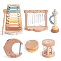 Baby Montessori Musical Instruments,Wooden Percussion Xylophone Musical Toys for Toddlers,Sensory Toys for Kids Preschool Educational,Birthday Gift for 3+