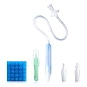 Baby Nasal Aspirator with 25 Hygiene Filters 2 Silicone Tips with Nose Cleaning Tweezer