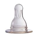 BABY-NOVA Anti-Colic Natural Teat - Made in Germany, Size M, 2 Piece