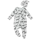 Baby One-Piece Footies Long Sleeve Rompers 2-Way Zipper, Viscose from Bamboo Baby Bodysuit Clothes for Boys Girls