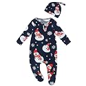 Baby One-Piece Footies Long Sleeve Rompers 2-Way Zipper, Viscose from Bamboo Baby Bodysuit Clothes for Boys Girls