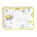 Baby Pillow Elephant Print Muslin Pillow White
