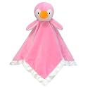 Baby Pink Penguin Soft Stuffed Animal Security Blanket, Plush Penguin Character Lovey Blanket, Baby Shower/Nursery Gift, Newborn Infant Toddler Snuggle Blankie for Boys Girls, 13 Inches