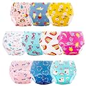 Baby Potty Training Underwear, Cotton Toddler Training Pants for Boys and Girls 3-4 T, 10 Pack, M, Yellow