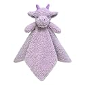 Baby Purple Dragon Soft Stuffed Animal Security Blanket, Plush Dinosaur Character Lovey Blanket, Baby Shower/Nursery Gift, Newborn Infant Toddler Snuggle Blankie for Boys Girls, 14 Inches