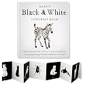 Baby's Black and White Contrast Book: High-Contrast Art for Visual Stimulation at Tummy Time (Tabitha Paige Children's Book Series)