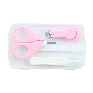 Baby Scissors and Nail Clipper set 4-In-1