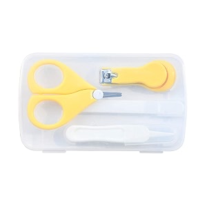 Baby Scissors and Nail Clipper set 4-In-1