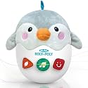 Baby Sensory Toys 0-3-6-12 months Soft Roly-poly Toy Stuffed Animal Penguin