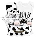iAOVUEBY Baby Shower Gifts, Baby Gift Set for Newborn, Black and White High Contrast Baby Montessori Toys 0-6 Months Infant Rattle Socks Blanket Onesies, New Baby Gifts Basket for Girls Boys