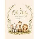 Baby Shower Guest Book: A Keepsake with Wishes for Baby and Advice to Parents