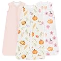 Baby Sleep Sack 0.5 TOG, Lightweight Breathable Wearable Blanket with Zipper, 0-3-6-12-24M-4T, 3-Pack