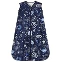 GUNTAIL Baby Sleep Sack 0-6 Months Baby Wearable Blanket 100% Rayon Cotton 2-Way Zipper Toddler Sleeping Sack，Comfy Soft Lightweight TOG 0.3（Galaxies）