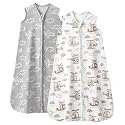 Baby Sleep Sack 18-24 Months, 0.5 TOG Wearable Blanket for Baby Boy and Girl, 2-Way Zipper Toddler Sleeping Bag 2 Pack, Lightweight Sleep Sacks Grey Helicopter（X-Large）