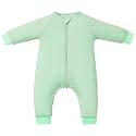 Baby Sleep Sacks with Feet, 1.0 TOG Long Sleeve Wearable Blanket for 0–6M Infants &amp; 2T–4T Toddlers, Soft and Cozy