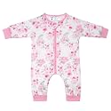 Baby Sleep Suit 1.0TOG Long Sleeve Wearable Blanket with Legs, Soft Sleeping Bag with Feet newborn to 24 Months