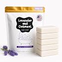 Baby Soap Bar For Sensitive Skin | Natural Bath Soap For Toddlers Kids Adults | Relaxing Organic Lavender Essential Oil | No Artificial Fragrance | Only 6 Ingredients | Vegan | No SLS | 5 Bars