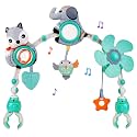 Baby Stroller Arch Mobile, Adjustable Musical Crib Arch Toys 0 3 6 Months