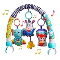 Clip-On Baby Stroller Arch Mobile , Adjustable Infant Arch Toy Bar 0-6month