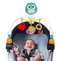 Baby Stroller Arch Toy with Relaxing Music &amp; Lights - Adjustable Activity Arch &amp; Play Accessories - Baby Bouncer Toy Bar, Carseat, Crib, Stroller Hanging Toys for Infants 0 Months Old &amp; Up