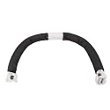 Baby Stroller Handle Curved Design Adjustable Bumper Bar for Baby for Dolls for Toddlers(Black)