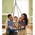 Patiofy Baby Adjustable Swing Cradle/Hanging Cradle for Baby/Palna for New Born Baby/Cradle for 0 to 2 Years/Cotton Rope Cradle (Blue) by Patiofy