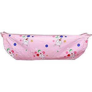 baby swing hanging jholi for baby kids boy girl folding swing jhula palna with mosquito net cotton sleeping jholi cradle ghodiyu with hammock design may vary pink - 76
