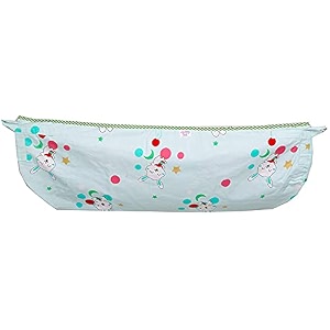 baby swing hanging jholi for baby kids boy girl folding swing jhula palna with mosquito net cotton sleeping jholi cradle ghodiyu with hammock design may vary light green - 26