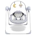 Baby Swings for Infants, Monniebaby Portable Infant Swing with Music, 0-9M