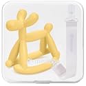 Baby Teether Toy, Food Grade Silicone Teething Toy for Babies