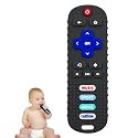 Baby Teether Toys - TV Remote Control Shape Silicone Toddler Teething Toys for Babies 6-12 Months