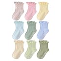 Baby Toddler Essentials Non-Slip Crew Socks for Unisex Boys Girls