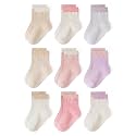 Baby Toddler Essentials Non-Slip Crew Socks for Unisex Boys Girls