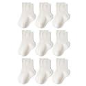 Baby Toddler Essentials Non-Slip Crew Socks for Unisex Boys Girls